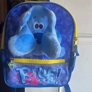 Blue's Clues Kids Backpack - Blue and Yellow